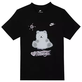 Футболка мужская черная Nike, черный