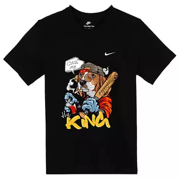 Футболка мужская черная Nike, черный