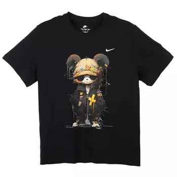 Футболка мужская черная Nike, черный
