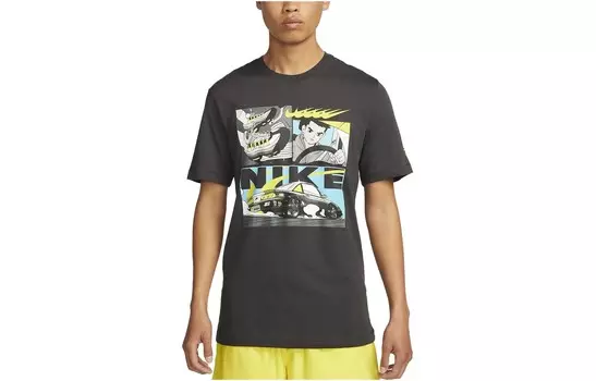 Футболка мужская черная Nike, черный