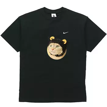 Футболка мужская черная Nike, черный