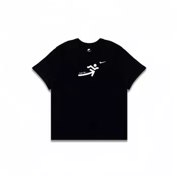 Футболка мужская черная Nike, черный
