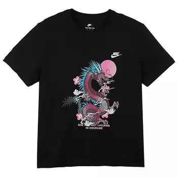 Футболка мужская черная Nike, черный