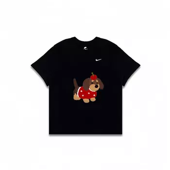Футболка мужская черная Nike, черный