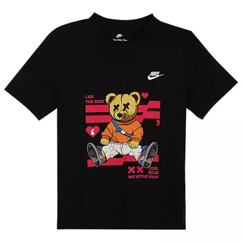 Футболка мужская черная Nike, черный