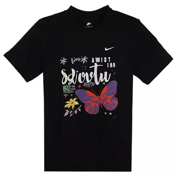 Футболка мужская черная Nike, черный