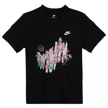Футболка мужская черная Nike, черный