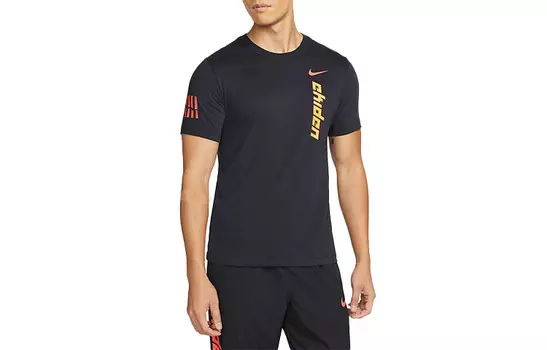 Футболка мужская черная Nike, черный