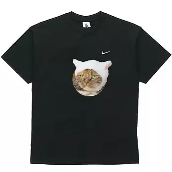 Футболка мужская черная Nike, черный