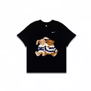 Футболка мужская черная Nike, черный