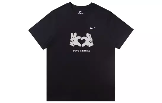 Футболка мужская черная Nike, черный