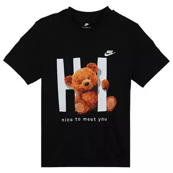 Футболка мужская черная Nike, черный