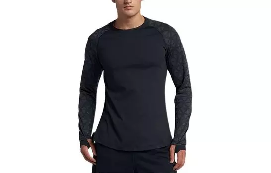 Футболка мужская черная Nike, черный