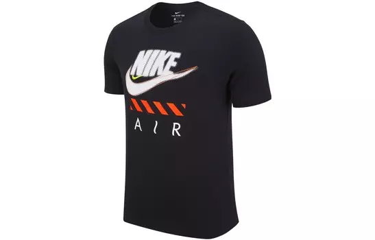Футболка мужская черная Nike, черный