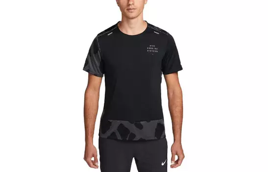 Футболка мужская черная Nike, черный
