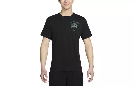 Футболка мужская черная Nike, черный