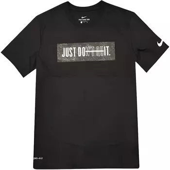 Футболка мужская черная Nike, черный