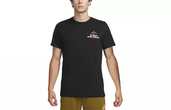 Футболка мужская черная Nike, черный