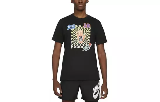 Футболка мужская черная Nike, черный