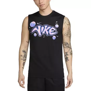 Футболка мужская черная Nike, черный