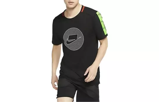 Футболка мужская черная Nike, черный