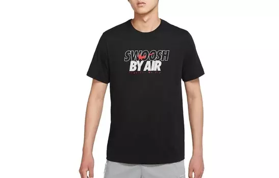 Футболка мужская черная Nike, черный