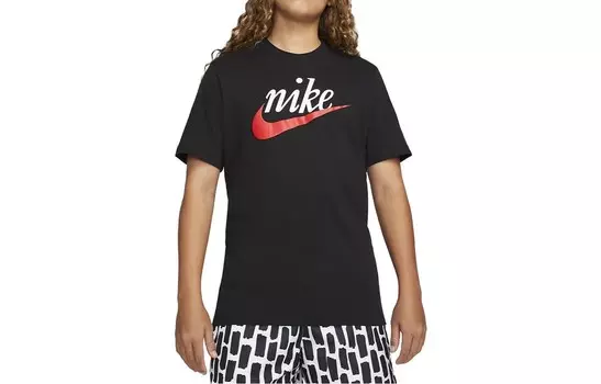 Футболка мужская черная Nike, черный