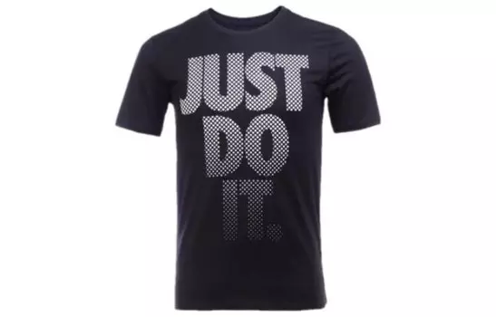 Футболка мужская черная Nike, черный