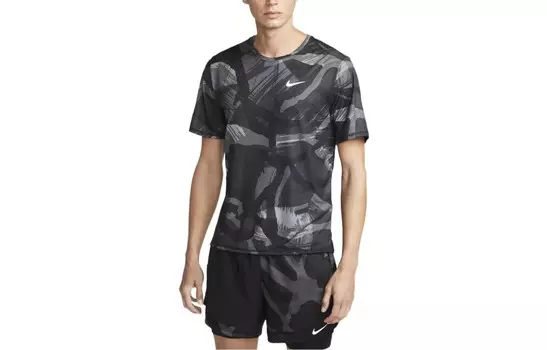 Футболка мужская черная Nike, черный