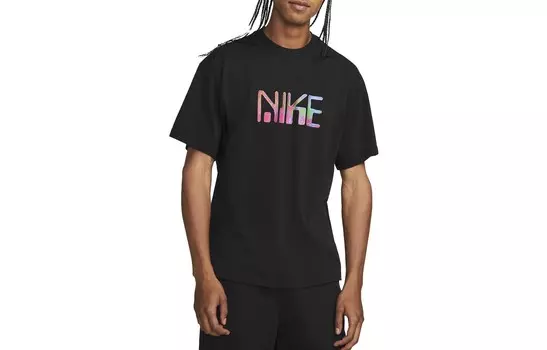 Футболка мужская черная Nike, черный