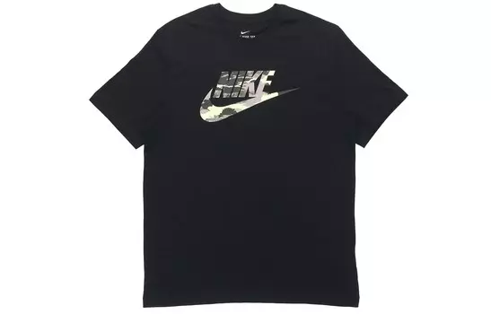 Футболка мужская черная Nike, черный