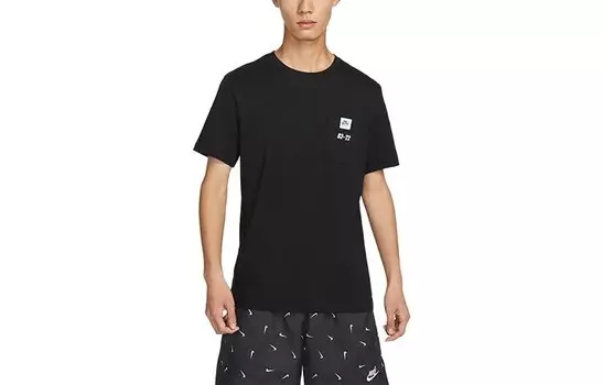 Футболка мужская черная Nike, черный