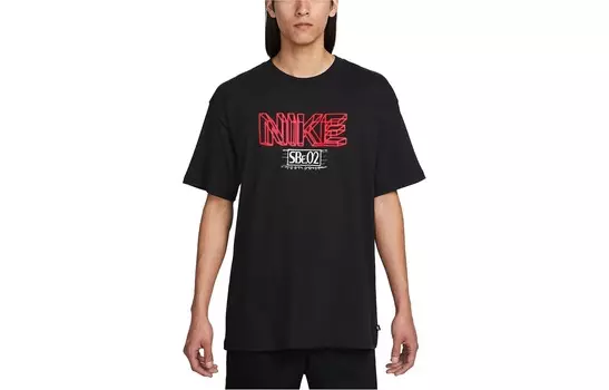 Футболка мужская черная Nike, черный