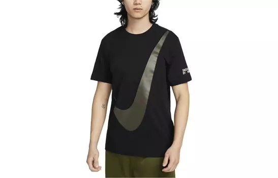 Футболка мужская черная Nike, черный