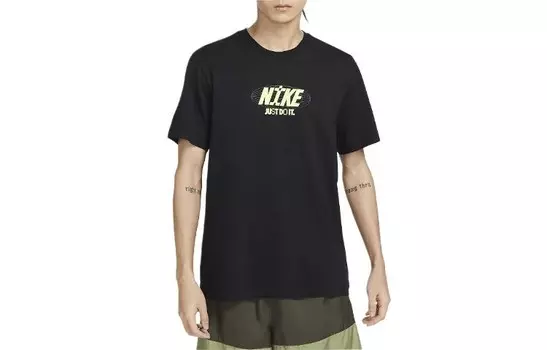 Футболка мужская черная Nike, черный