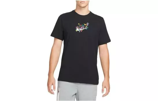 Футболка мужская черная Nike, черный