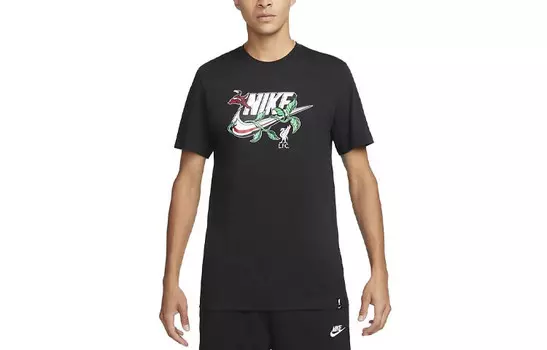 Футболка мужская черная Nike, черный