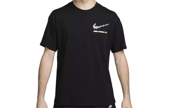 Футболка мужская черная Nike, черный