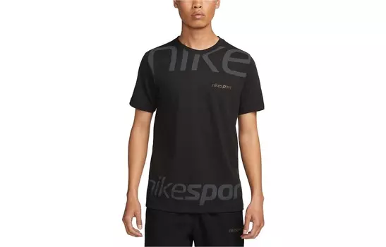 Футболка мужская черная Nike, черный