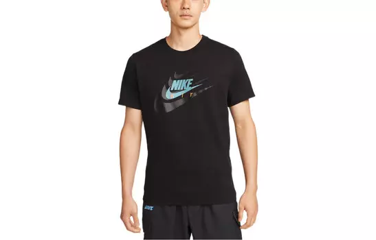 Футболка мужская черная Nike, черный