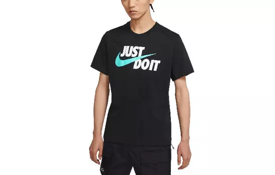 Футболка мужская черная Nike, черный