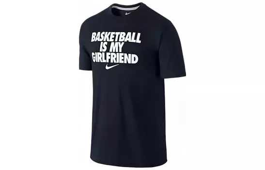 Футболка мужская черная Nike, черный