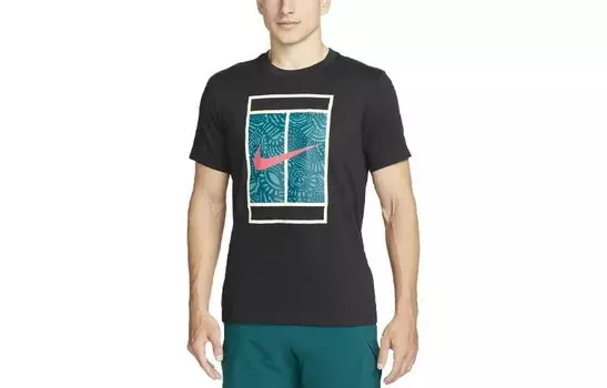 Футболка мужская черная Nike, черный