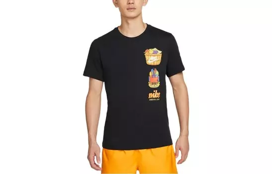 Футболка мужская черная Nike, черный