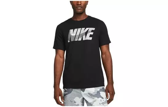 Футболка мужская черная Nike, черный