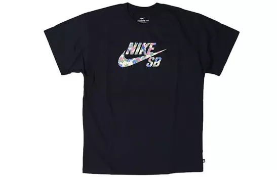 Футболка мужская черная Nike, черный