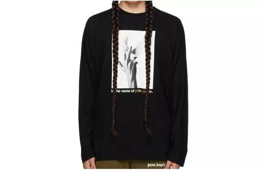 Футболка мужская черная Palm Angels, черный