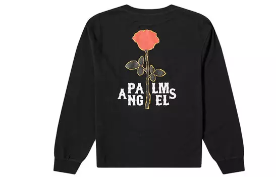 Футболка мужская черная Palm Angels, черный