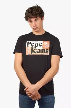 Футболка Мужская Черная Pepe Jeans, черный
