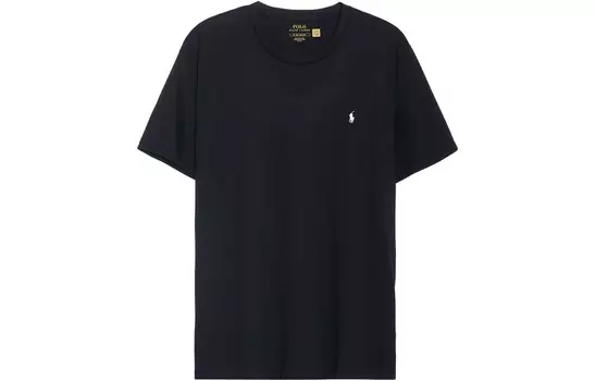 Футболка мужская черная Polo Ralph Lauren, черный